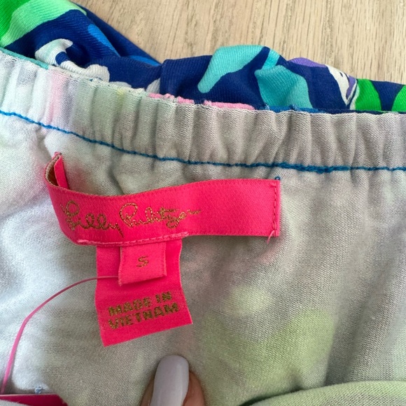 Lilly Pulitzer La Fortuna Romper Borealis Blue - Picture 2 of 3